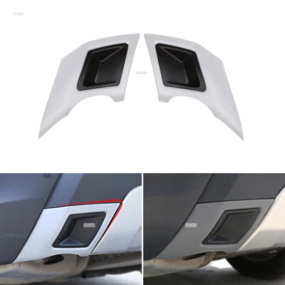 Cubierta de embellecedor de tubo de escape trasero 2 piezas para Land Rover Discovery 5 LR5 L462 2017-2021 Foto 1 de 4