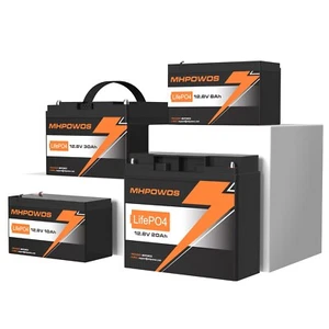 Lithium Battery 12V 30Ah 20Ah 10Ah 8Ah LiFePO4 Battery 12V Deep Cycle lot - Picture 1 of 43