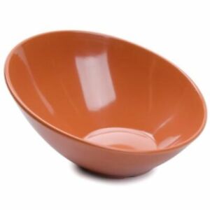 G.E.T. Angled Cascading Serving Bowl Salads Snacks Pasta 1 Quart / 10" Pumpkin