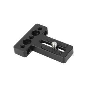 Top/Bottom Plate w/ 1/4"-20 Screw Mount & Anti-Slip Rubber Pads fr Monitor Cage - Picture 1 of 7