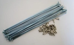 36PCS HEAVY DUTY BICYCLE SPOKES 12G x 270mm CRUISER LOWRIDER BMX for 26" BIKES - Picture 1 of 1