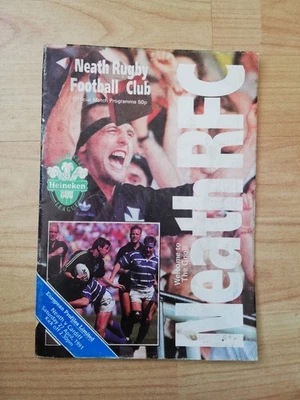 Neath v Cardiff April 1991 Rugby Programme - Image 1 of 2