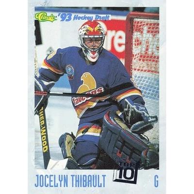 Jocelyn Thibault Rookie Classic 1993 Hockey Card  - Falcons - Image 1 of 2