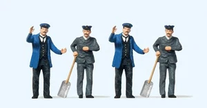 Preiser 65305 Engine Drivers (2) and Firemen (2) Figure Set O Gauge - Picture 1 of 1