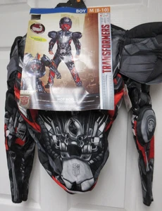 Transformers Kids Halloween Custome Hot Rod Muscle Autobot Boys Size M 8-10 New - Picture 1 of 9