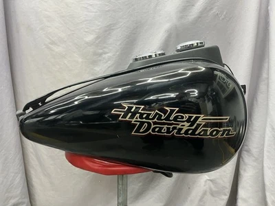 Harley-Davidson Dyna 2000 medidor de combustible de llenado central con medidor de combustible en funcionamiento  Foto 1 de 4