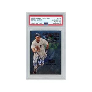 1999 Metal Universe Derek Jeter Autograph PSA/DNA 10 - Picture 1 of 2