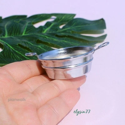 1:12 Scale Dollhouse Miniature Washbasin Farm Milk Bath Basin Kitchen Accessorie - Image 1 of 4