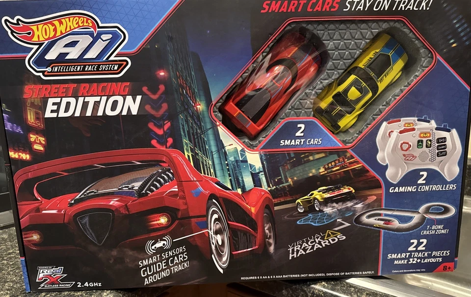 New HOT WHEELS Ai SMART CARS - Intelligent Race System 2 CARS & CONTROLLERS 2.4 - Image 1 of 1