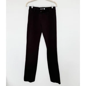 Betabrand Womens Pants Sz Medium Long Brown Dress Yoga Workwear Stretch Straight - Picture 1 of 7