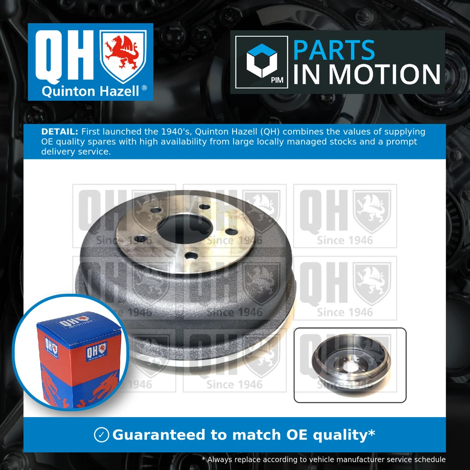 Brake Drum fits FORD CORTINA 1.6 Rear 75 to 82 QH 4467600 5135045 1334973 New - Изображение 1 из 4