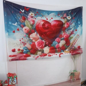 Celebrate Valentine's Day Photography Backdrop Home Party Decor - Picture 1 of 12