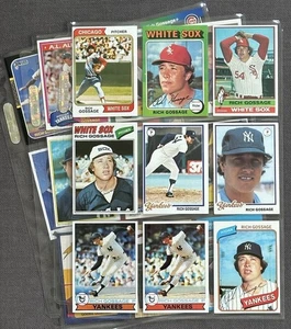 Lot of 24 Diff. 1974-1990 Rich Gossage White Sox Yankees Cubs HOF Baseball Cards - Picture 1 of 7