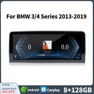 For BMW 3/4 Series 2013-2019 Stereo Android 2Din Car Radio Screen GPS Navigation - Picture 1 of 7