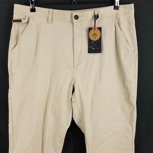 NWT Gramicci Beige City Chino Pants Mens 40x30 - Picture 1 of 5