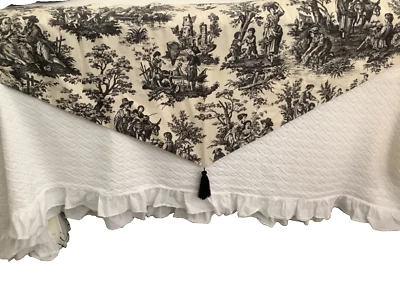 Waverly Classics туалет играть в полях черный/белый кисточкой окно балдахин - Изображение 1 из 4