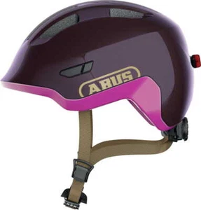 Kinderfahrradhelme Abus Smiley 3.0 ACE LED royal purple shiny 50 - 55 cm - Bild 1 von 6