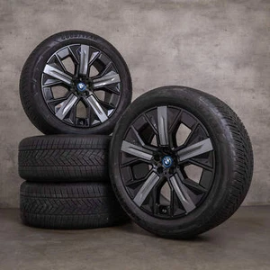 BMW iX i20 Winterräder 21 Zoll Felgen 5A02655 Styling 1011 schwarz - Bild 1 von 5