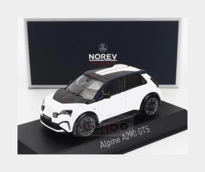 1:43 NOREV Alpine Alpine A290 Gts 2025 White Black NV519201 MMC - Picture 1 of 2