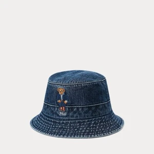 Polo Ralph Lauren Hombre Polo Oso Denim Sombrero Cubo L/XL - Imagen 1 de 4