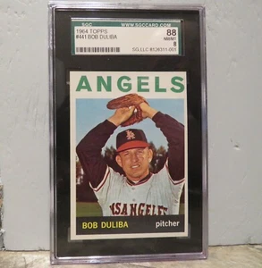1964 TOPPS BOB DULIBA #441 SGC 8 NM/MT (? LIONEL CARTER COLLECTION ?) - Picture 1 of 4