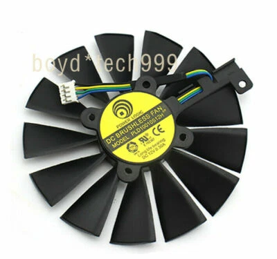 For ASUS ROG STRIX Dual PLD10010S12H RX470 RX570 580 RX 470 95 mm GPU Cooler Fan - Image 1 of 4