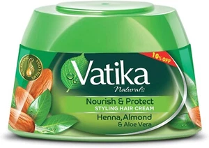 New Vatika Nourish & Protect Styling Hair Cream Olive Henna & Almond 210 ml - Picture 1 of 5