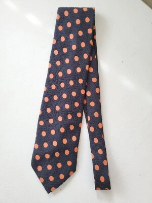 Corbata Element 100 % seda lunares para hombre 3,8" x 60". Hecho en Italia.  Foto 1 de 4