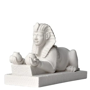 Sphinx von Amenotep III Tischskulptur aus Marmor Home Decor H 10 cm - Bild 1 von 7