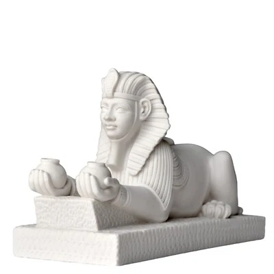 Sfinge di Amenotep III Scultura da Tavolo in Marmo  Home Decor H 10cm - Immagine 1 di 4