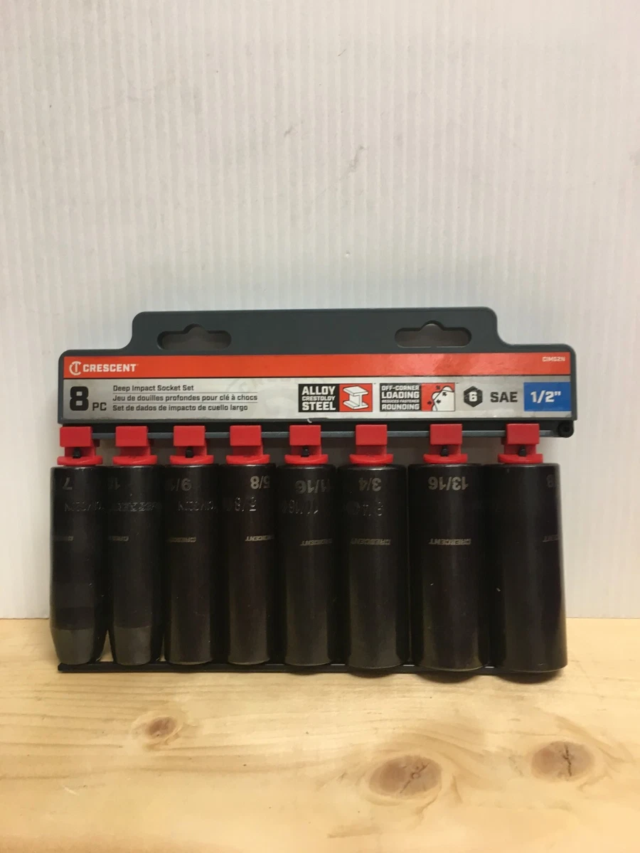 Crescent 8 Piece 1/2" Drive Impact Socket Set - Metric 6 Point Sockets - View #9