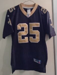 New Orleans Saints #25 Bush Reebok Football Jersey Size M