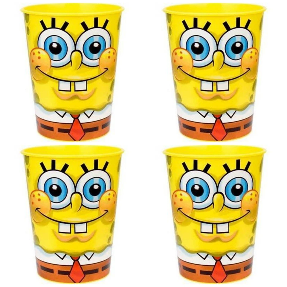 Designware 16oz Party Cups ❤️ Lot of Four ❤️ Plastic Favor Stadium Keepsake Cup - Image 1 of 1