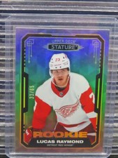 2021-22 Upper Deck Stature Lucas Raymond Design Variation Rookie RC #33/65