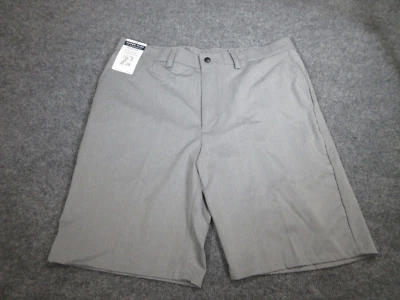 Haggar Shorts Mens 34 Gray Comfort Tech Sport Cruise Hybrid (FITS 34.5x9.5) NEW - Image 1 of 4