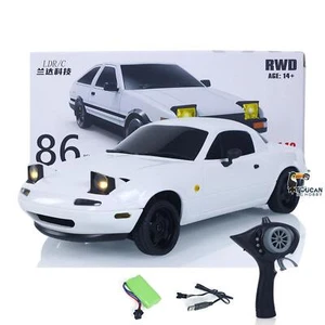 LDRC 1:18 RC Drift Car On Road Vehicle Battery Motor USB Charger MX5 Flip Light - Picture 1 of 18