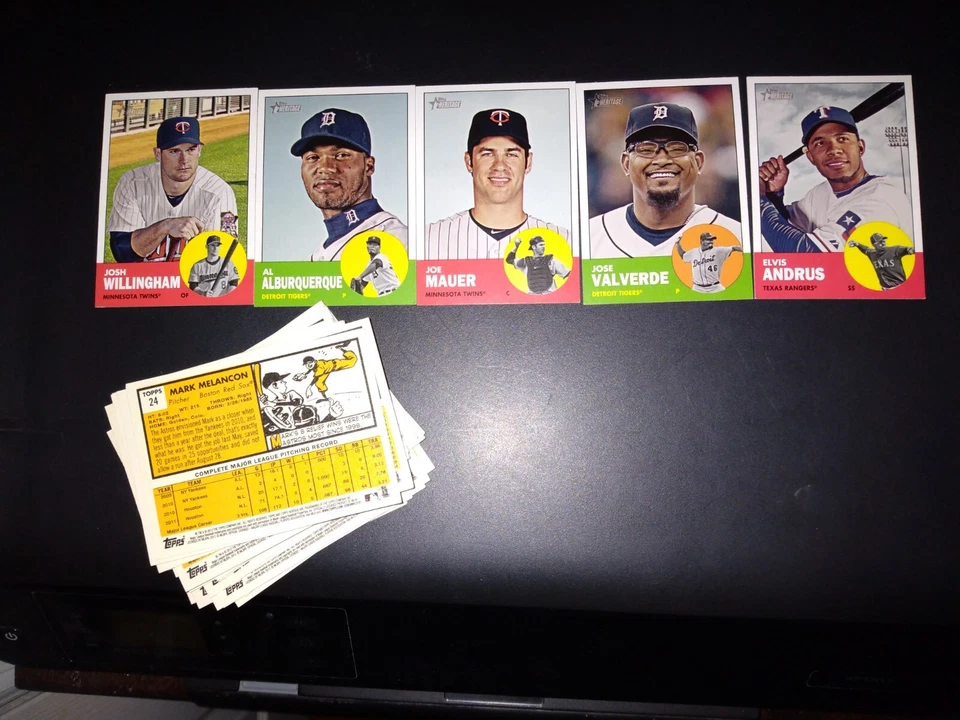 2012 Topps Heritage Baseball Cards - Image 1 of 1