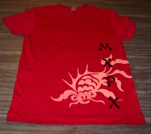 WOMEN'S TEEN Juniors MXPX Punk Band T-shirt MEDIUM Red NEW - Picture 1 of 2