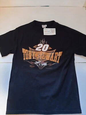 Vintage 2005 Authentic Tony Stewart T-Shirt Youth Large Official Nascar Racing - Изображение 1 из 4