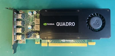 NVIDIA Quadro K1200 Graphics Card 4GB GDDR5 Low Profile GPU 4x Mini-DisplayPort Foto 1 de 4