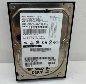 Fujitsu Limited Model MAG3091LC Ultra 2 SCSI/SCA2/LVD CA01776-B32300SU HDD - Picture 1 of 3