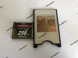 Transcend 256MB INDUSTRIAL Compact Flash +ATA PC card PCMCIA Adapter - Picture 1 of 2