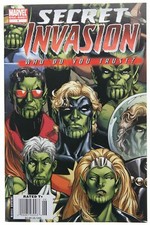 Secret Invasion Who Do You Trust 1 Newsstand Variant 2008 Disney+ Skrulls Marvel