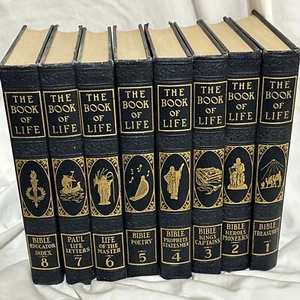 The Book of Life Blue Hardcover Set Silver Anniversary Edition Volumes 1-8 - Picture 1 of 11