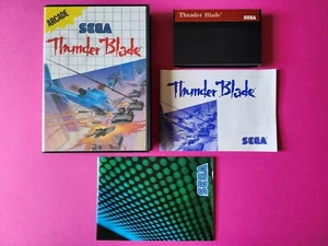THUNDER BLADE / jeu SEGA MASTER SYSTEM / U.S. Gold - NEC / complet / 1988 - Imagen 1 de 24