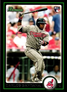 2010 Bowman Draft Picks & Prospects #BDP69 Carlos Santana - Picture 1 of 2