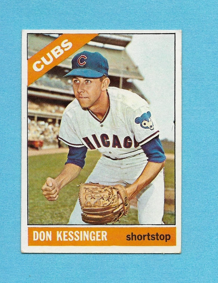 Tarjeta de novato 1966 Topps #24 Don Kessinger Chicago Cubs bien centrada EX-arruga Foto 1 de 1