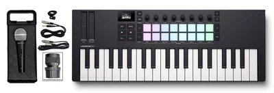 Novation LAUNCHKEY MINI 37 MK4 37-key Ableton Keyboard Controller+Microphone - Image 1 of 4