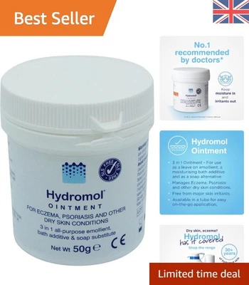 Hydromol Ointment 3-in-1 - Gentle Relief for Dermatitis & Dry Skin in 50g - Image 1 of 4