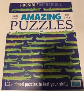AMAZING PUZZLES Possible Impossible - 155 Timed Puzzles test your skills NEW - Picture 1 of 7
